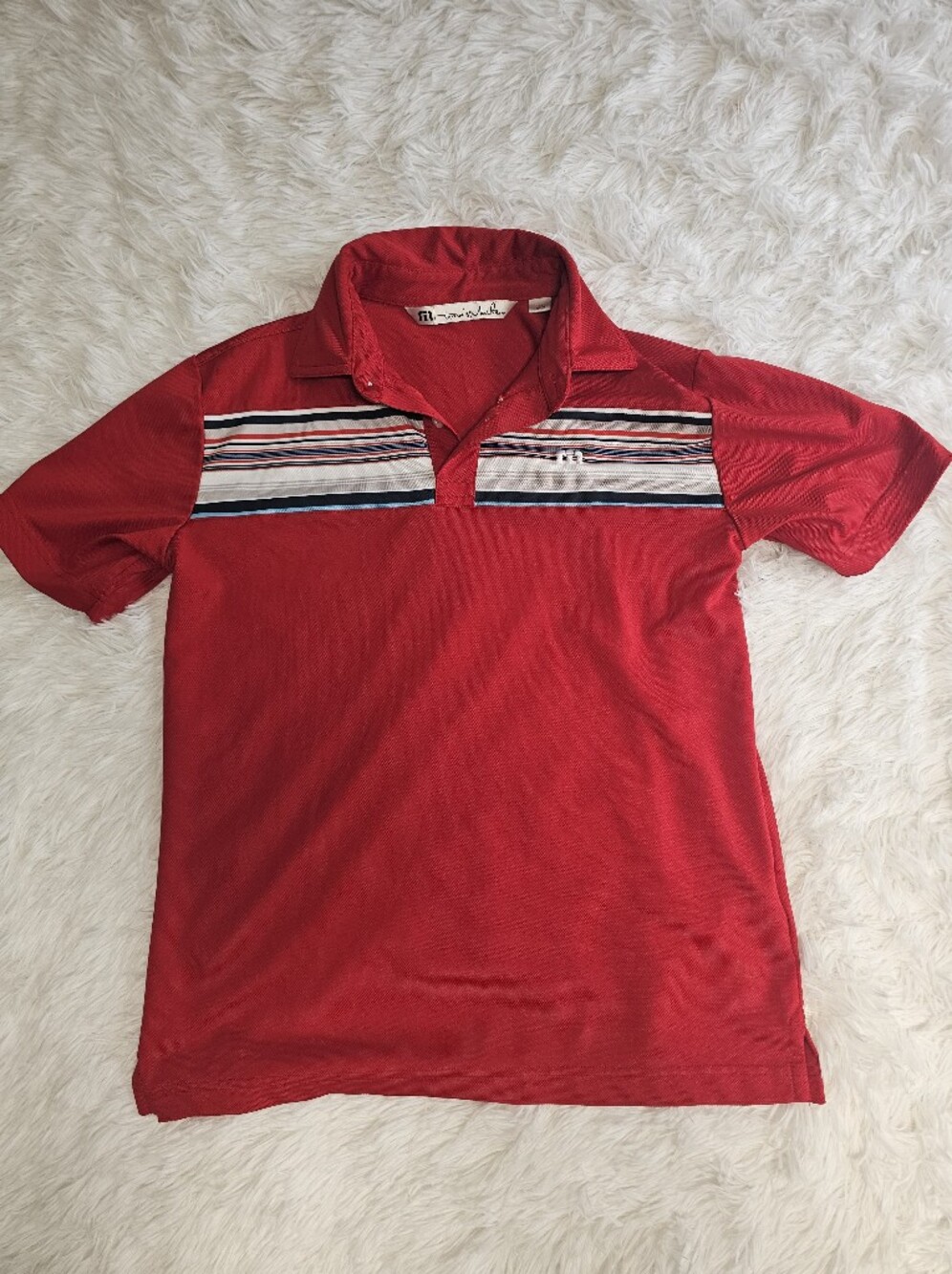 Travis Mathew Short Sleeve Golf Polo Youth Medium